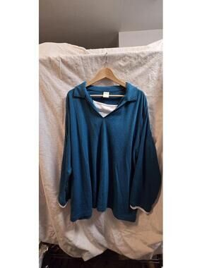 Women's 3XL Women's Teal Top